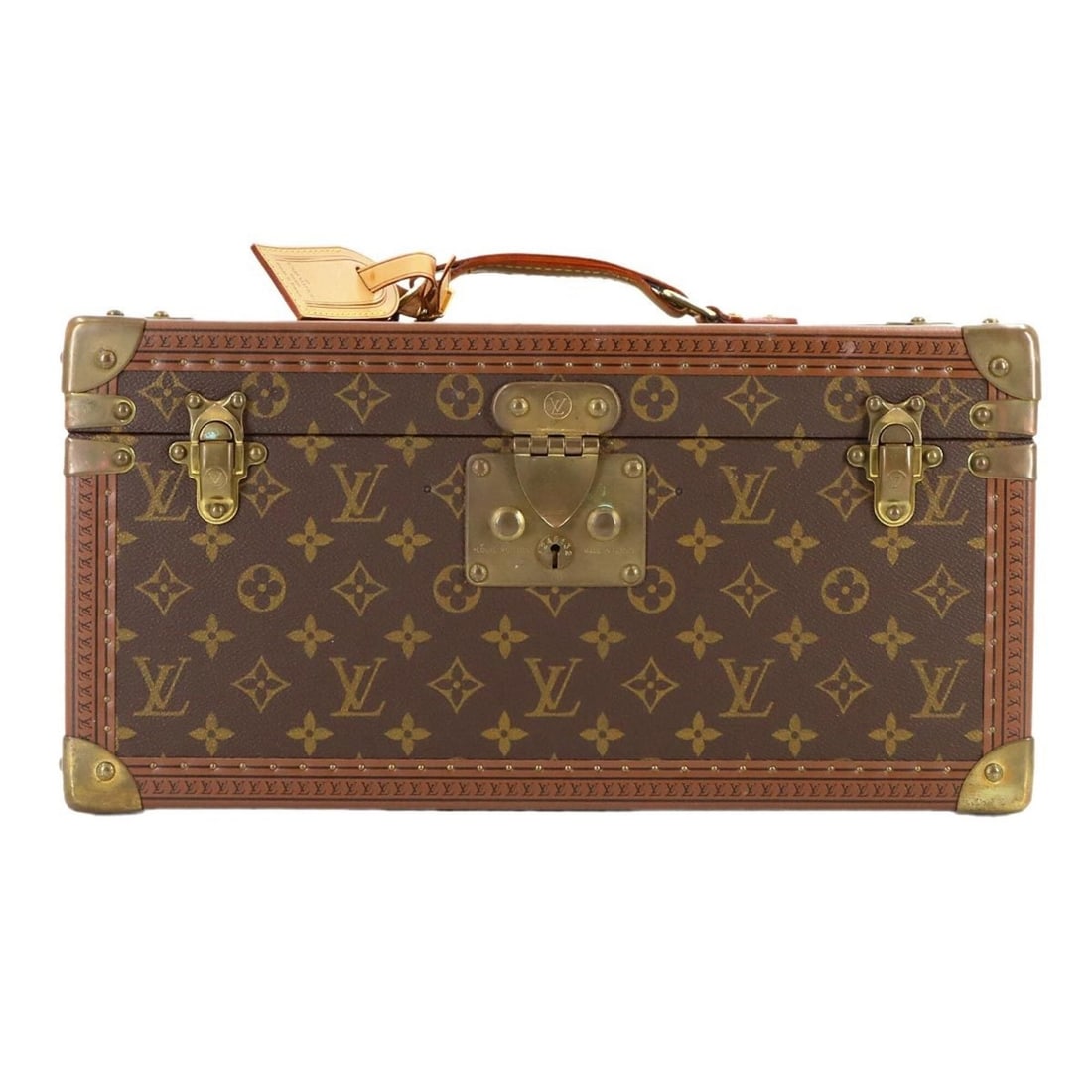 Louis Vuitton Monogram Boite Bouteilles Makeup Box Vanity Handbag Brown M21822 (1 of 14)