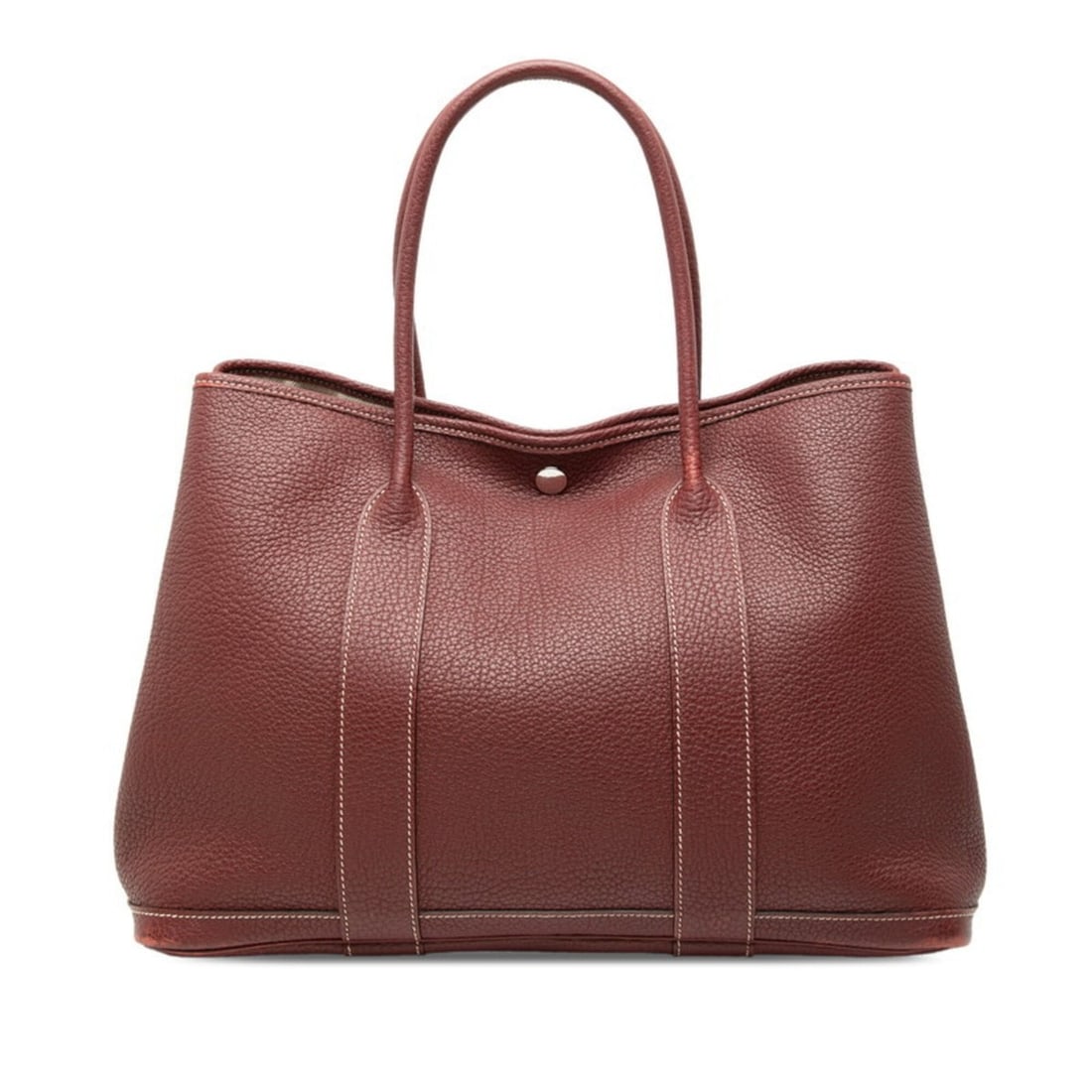 Hermes Garden Party MM Tote Bag Shoulder Handbag Bordeaux/Wine Red Negonda Leather Women's HERMES: --- Catalog ---Category: SizeSize (HxWxD): 26cm x 36cm x 18cm / 10.23'' x 14.17'' x 7.08''Category: DesignType: Handbag, Shoulder bag, Tote bagColor: BordeauxGender: WomenMaterial: Negonda leather Cat