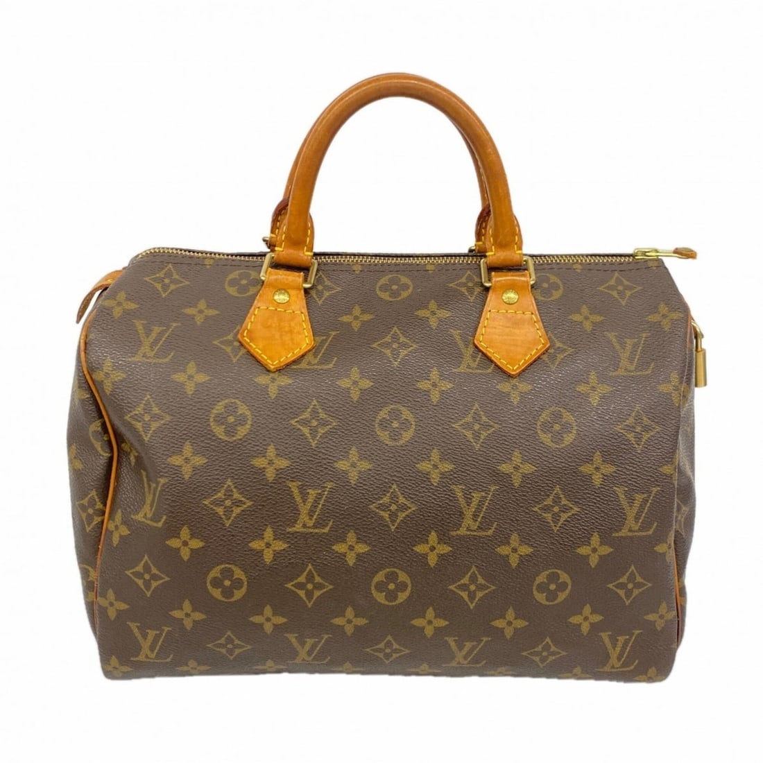 Louis Vuitton Monogram Speedy 30 Handbag M41108 Brown Women's (1 of 12)