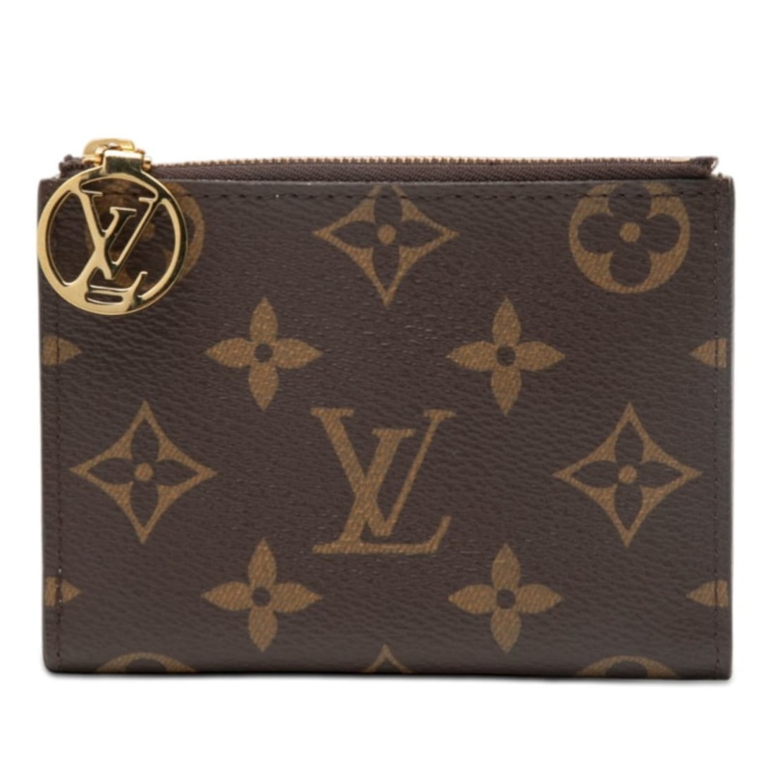 Louis Vuitton Monogram Portefeuille Lisa Bi-fold Wallet Compact M82382 Brown Vert Note Women's LOUIS (1 of 12)