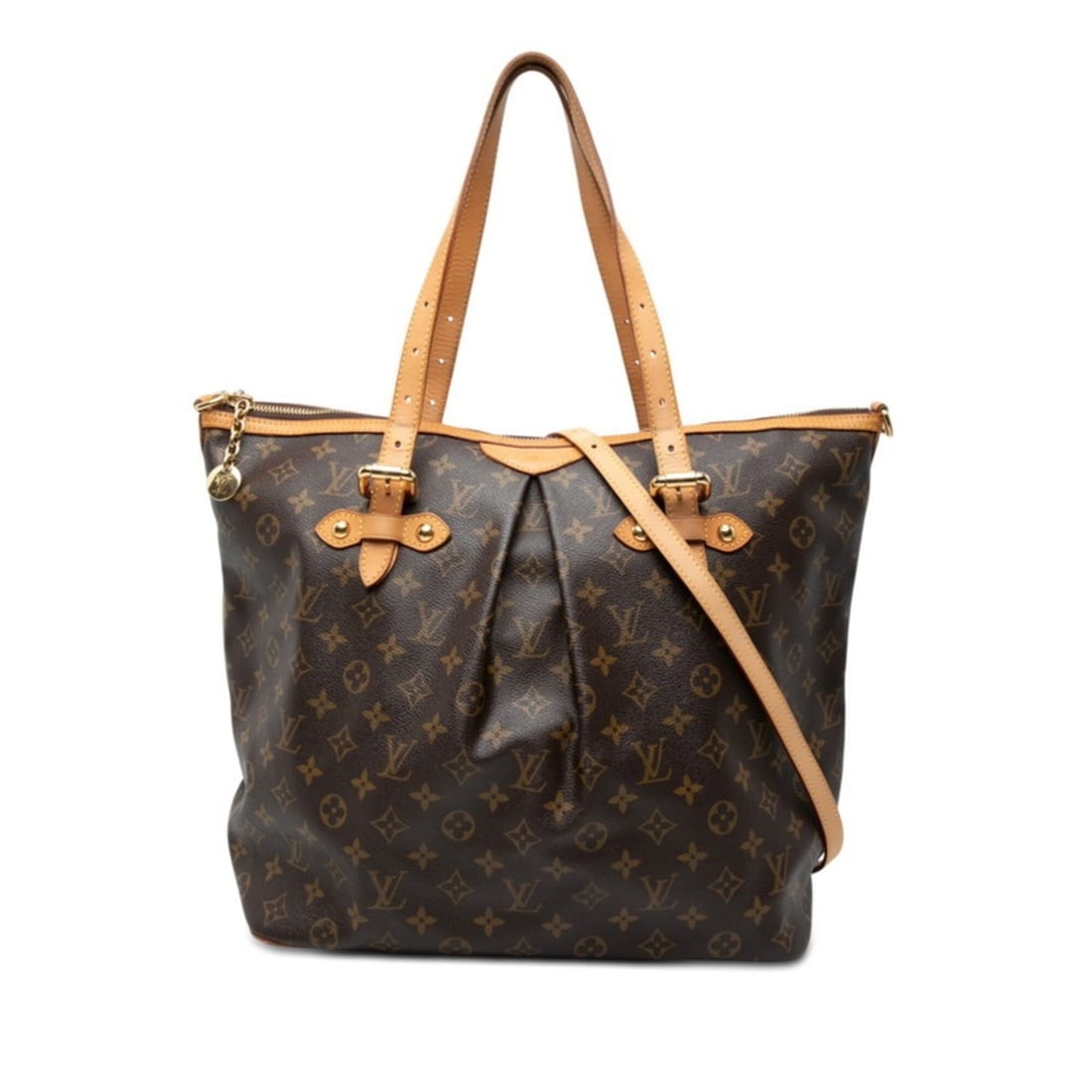 Louis Vuitton Monogram Palermo GM Tote Bag Shoulder 2WAY M40146 Brown Leather Women's LOUIS VUITTON (1 of 20)
