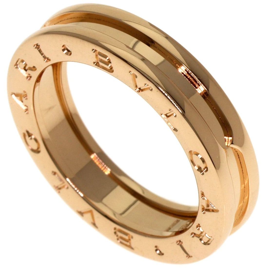 BVLGARI B-zero1 1-band ring #52, 18K pink gold, women's.: --- Catalog ---Category: SizeJP Size: 12US Size: 6.5Category: DesignType: Band ringGender: WomenMaterial: Pink gold (18K)Category: GeneralBrand: Bvlgari--- Item List ---Section: ConditionRanking: