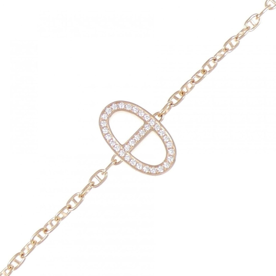 Hermes Hermès Chaine d'Ancre Contour Bracelet: --- Catalog ---Category: SizeLength: 16cm / 6.29''Category: DesignType: Charm braceletStone: DiamondGender: WomenMaterial: Pink gold (18K)Category: GeneralBrand: Hermes--- Item List ---Section: Condit
