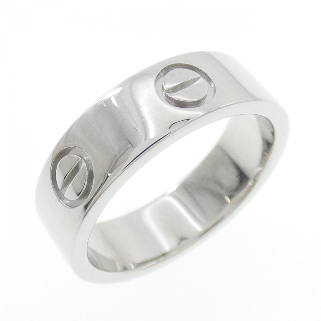 Cartier Love Ring: --- Catalog ---Category: SizeUS Size: 6Brand Size: 51Category: DesignType: Band ringGender: WomenMaterial: Platinum 950Category: GeneralBrand: Cartier--- Item List ---Section: ConditionRanking: Rank