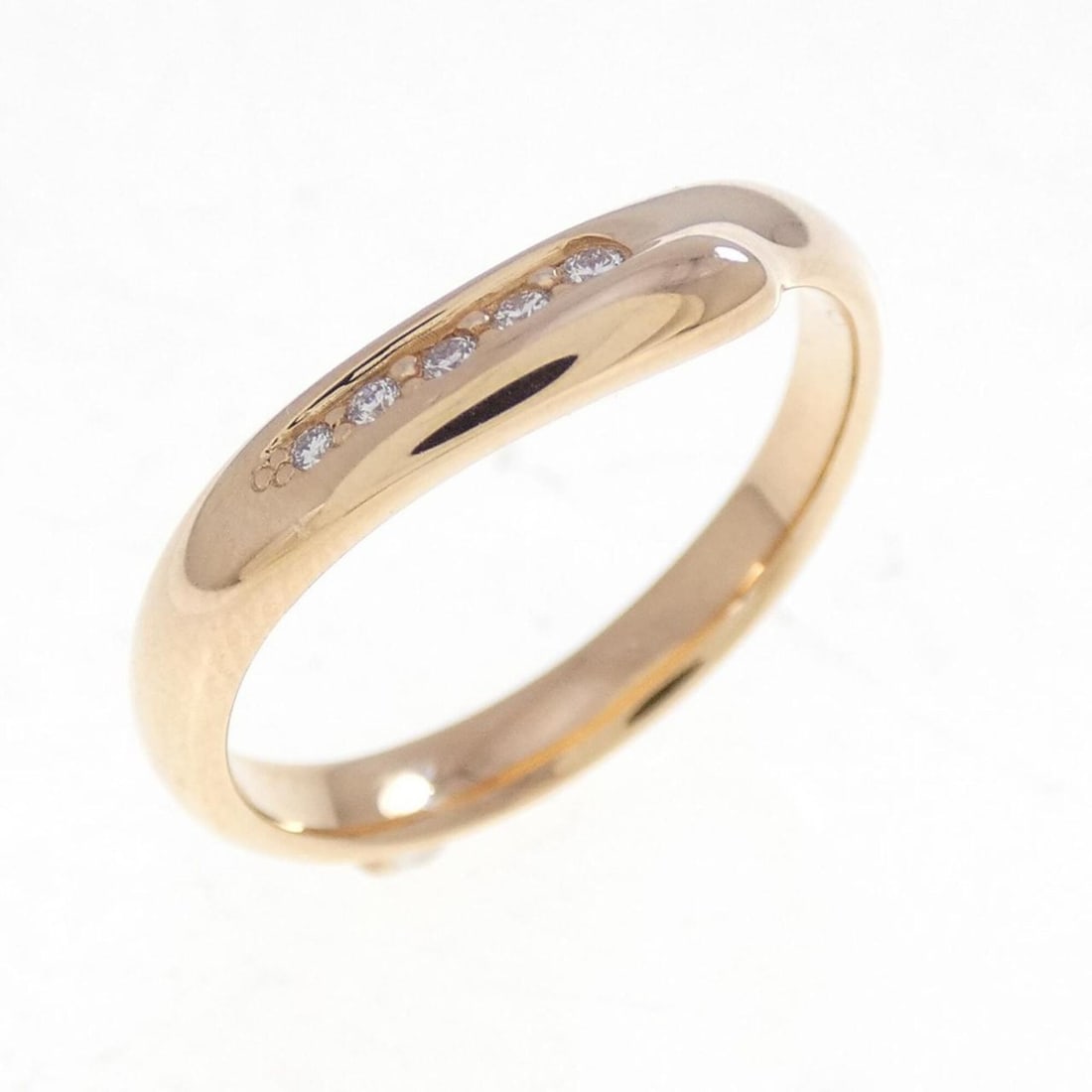 Tiffany Open Heart Ring: --- Catalog ---Category: SizeJP Size: 13.0US Size: 6.5Category: DesignType: Band ringStone: DiamondGender: WomenMaterial: Pink gold (18K)Category: GeneralBrand: Tiffany--- Item List ---Section: Condit