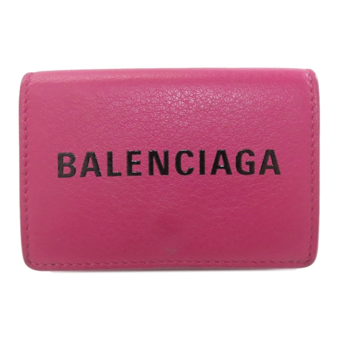 Balenciaga 516402 Logo Tri-fold Wallet Bi-fold Leather Women's BALENCIAGA: --- Catalog ---Category: SizeSize (HxWxD): 6.5cm x 9.5cm x 2.5cm / 2.55'' x 3.74'' x 0.98''Category: DesignType: Wallet (tri-fold)Color: PinkGender: WomenMaterial: Leather Category: GeneralMPN: