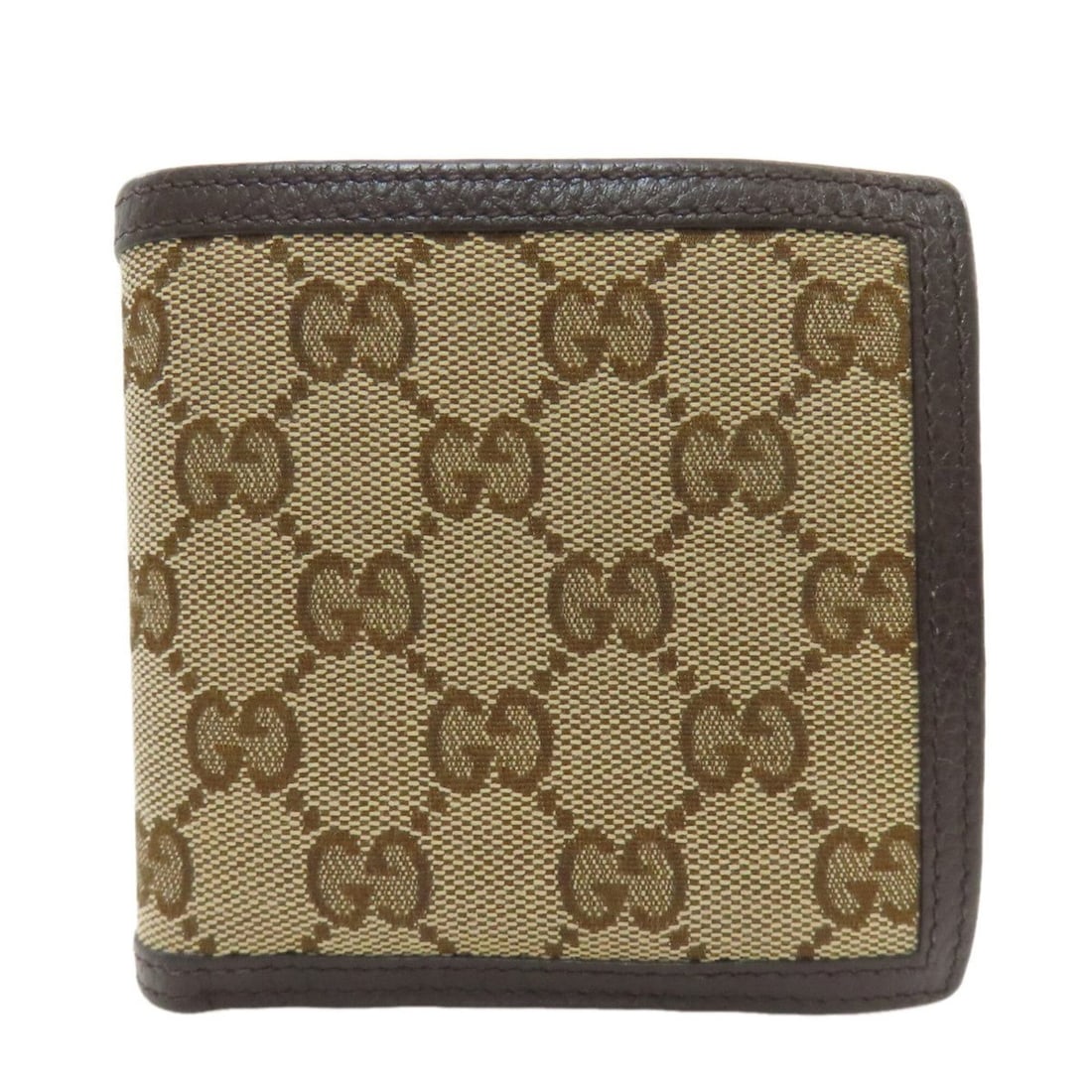 Gucci 150413 Outlet GG Bi-fold Wallet Canvas/Leather Women's GUCCI: --- Catalog ---Category: SizeSize (HxWxD): 10.5cm x 11cm x 2cm / 4.13'' x 4.33'' x 0.78''Category: DesignType: Wallet (bi-fold)Color: BrownGender: WomenMaterial: Canvas , Leather Category: