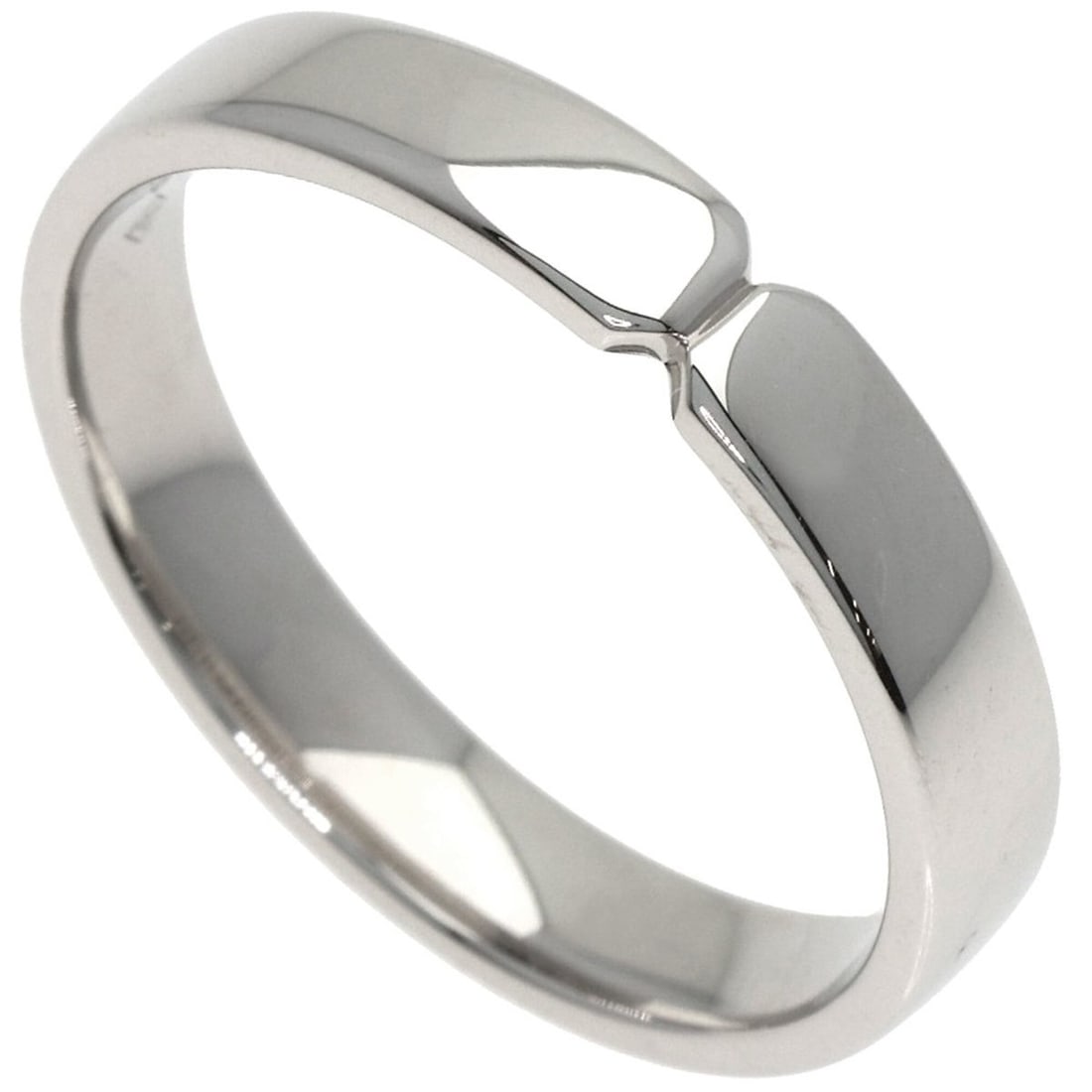 Hermes Ever Kelly #50 Ring, Platinum PT950, Women's HERMES: --- Catalog ---Category: SizeJP Size: 13.5US Size: 6.5Category: DesignType: Band ringGender: WomenMaterial: Platinum 950Category: GeneralBrand: Hermes--- Item List ---Section: ConditionRanking: Rank