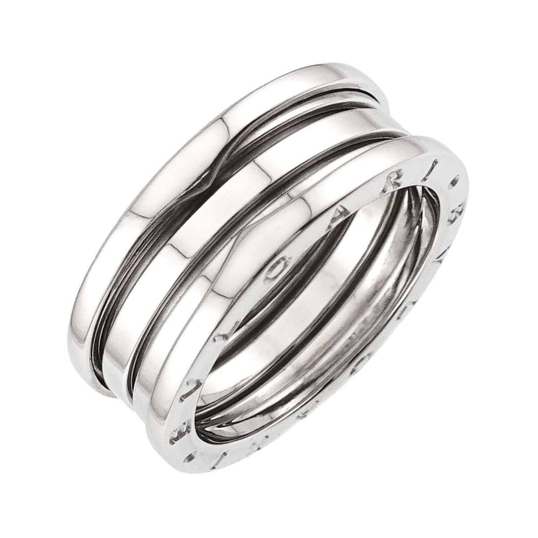Bulgari BVLGARI B-ZERO1 3-band ring #61 18K WG White Gold 750 (1 of 9)