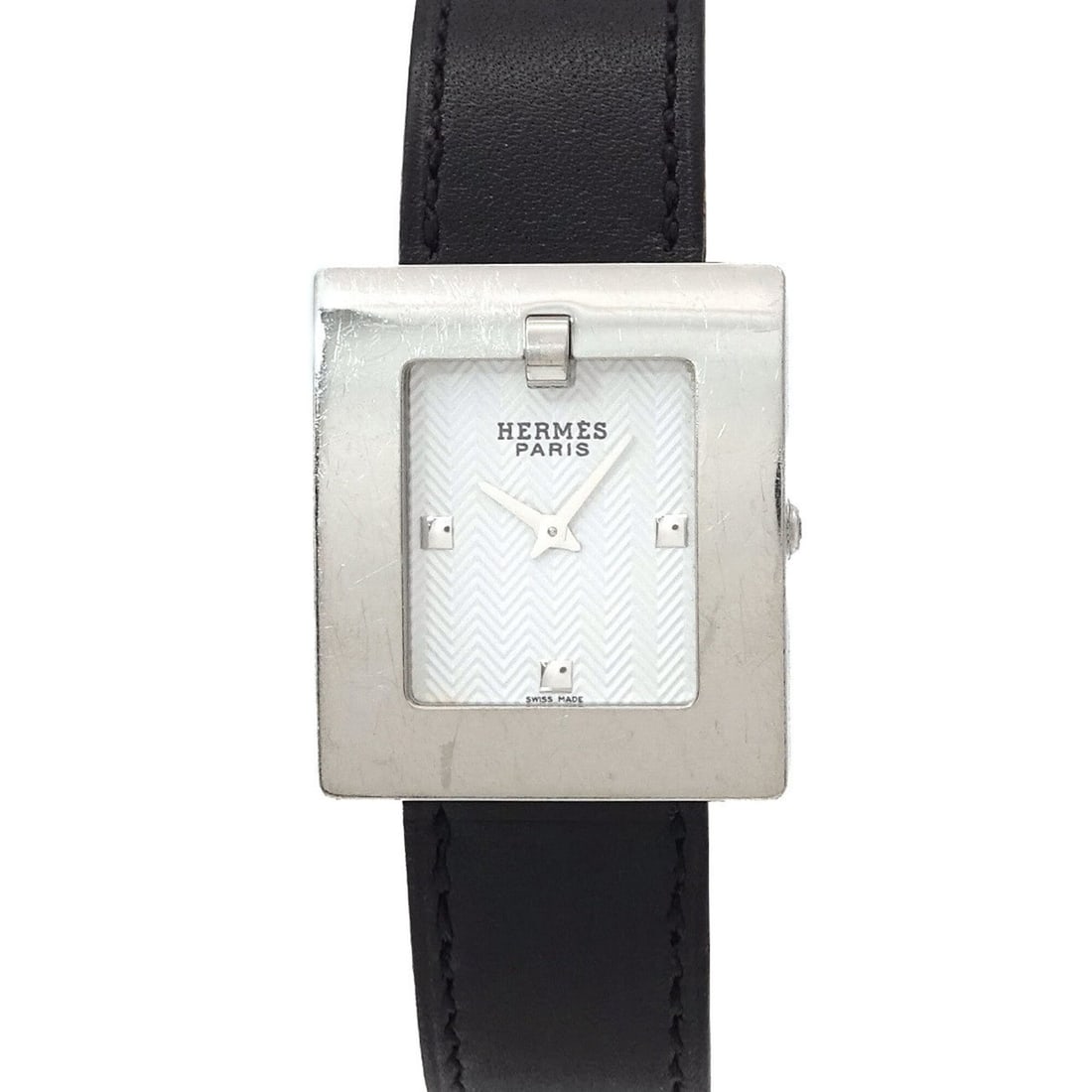 Hermes BE1 210 Belt Watch, Women's White Quartz Watch (1 of 11)