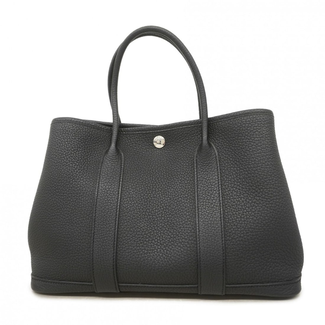 Hermes Garden TPM Tote Bag, Negonda Black, A Stamp, Women's (1 of 12)