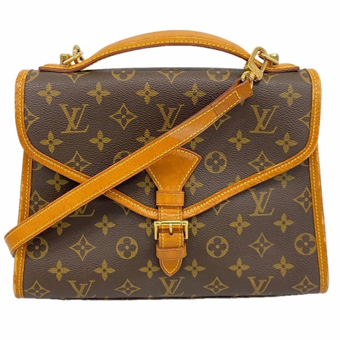Louis Vuitton Monogram Bel Air Handbag M51122 Brown 2-way bag for women (1 of 13)