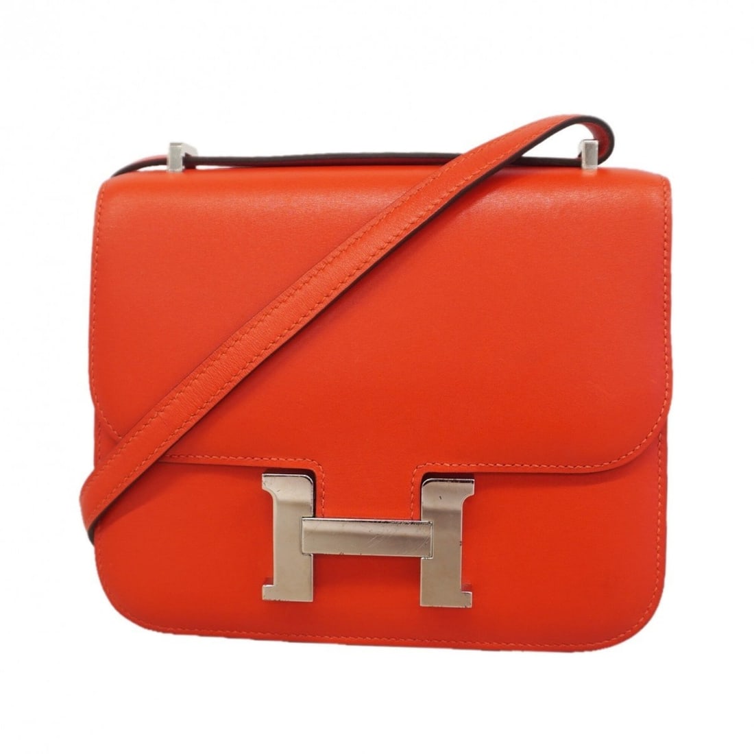 Hermes Constance 18 Swift Capucines Shoulder Bag (A stamp, women's) (1 of 13)