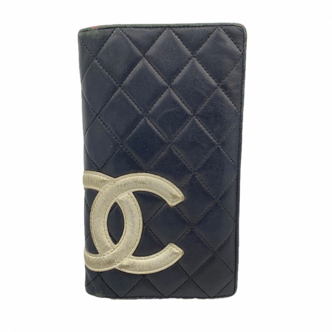 Chanel Cambon Lambskin Long Wallet, Black, Women's: --- Catalog ---Category: SizeSize (HxWxD): 18cm x 11cm x 2cm / 7.08'' x 4.33'' x 0.78''Category: DesignType: Long wallet (bi-fold)Color: BlackGender: WomenMaterial: Leather Leather/Fur Type: LambskinC