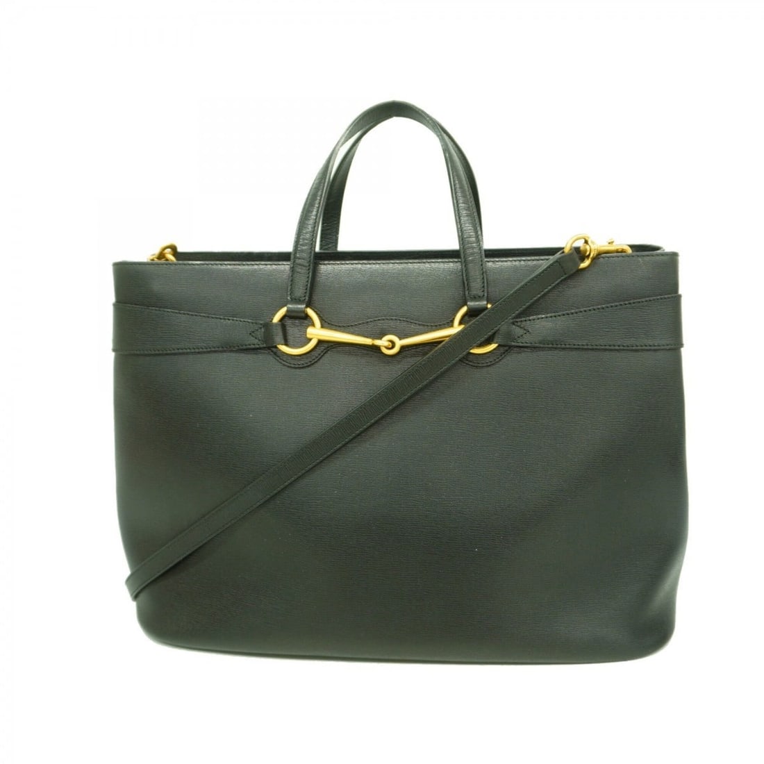 Gucci Horsebit Tote Bag 320903 Leather Black 2-way for Women (1 of 20)