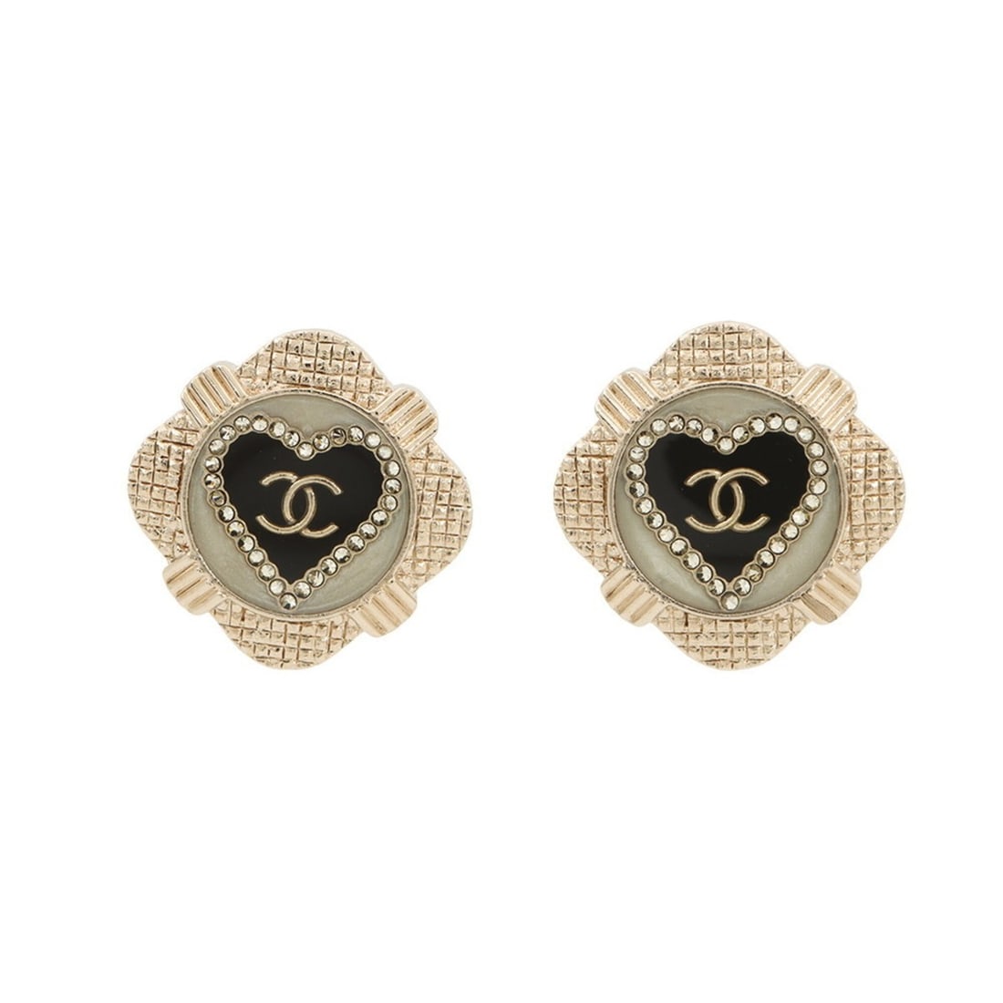 Chanel Earrings, Coco Mark Square Rhinestone D21A AB6692 CHANEL Earrings for Women: --- Catalog ---Category: SizeSize (HxWxD): 24.00mm x 23.00mm / 0.94'' x 0.91''Category: DesignType: Stud earringsColor: BlackGender: WomenMaterial: Metal, RhinestoneCategory: GeneralBrand: