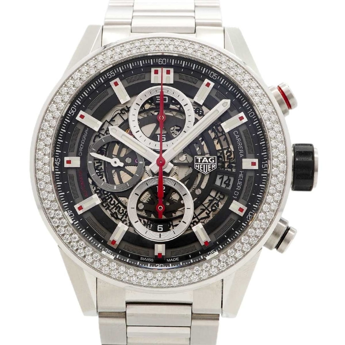 TAG Heuer Carrera CAR201P Skeleton Dial Watch for Men (1 of 13)