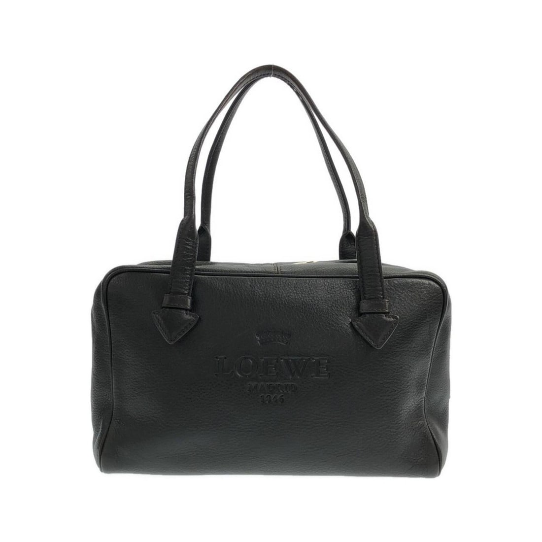Loewe Heritage 377 79 E35 Handbag: --- Catalog ---Category: SizeSize (HxWxD): 17cm x 27cm x 10cm / 6.69'' x 10.62'' x 3.93''Category: DesignType: HandbagColor: BlackGender: Women,MenMaterial: Leather Category: GeneralMPN: 377 79