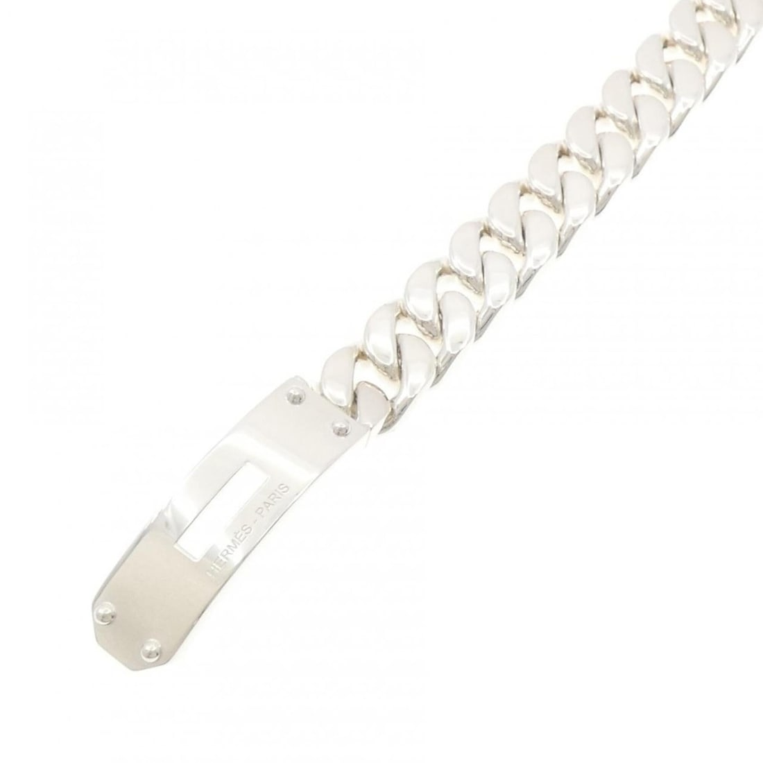 Hermes Kelly Gourmet Bracelet: --- Catalog ---Category: SizeLength: 17cm / 6.69''Category: DesignType: Charm braceletColor: SilverGender: WomenMaterial: Silver 925Category: GeneralBrand: Hermes--- Item List ---Section: