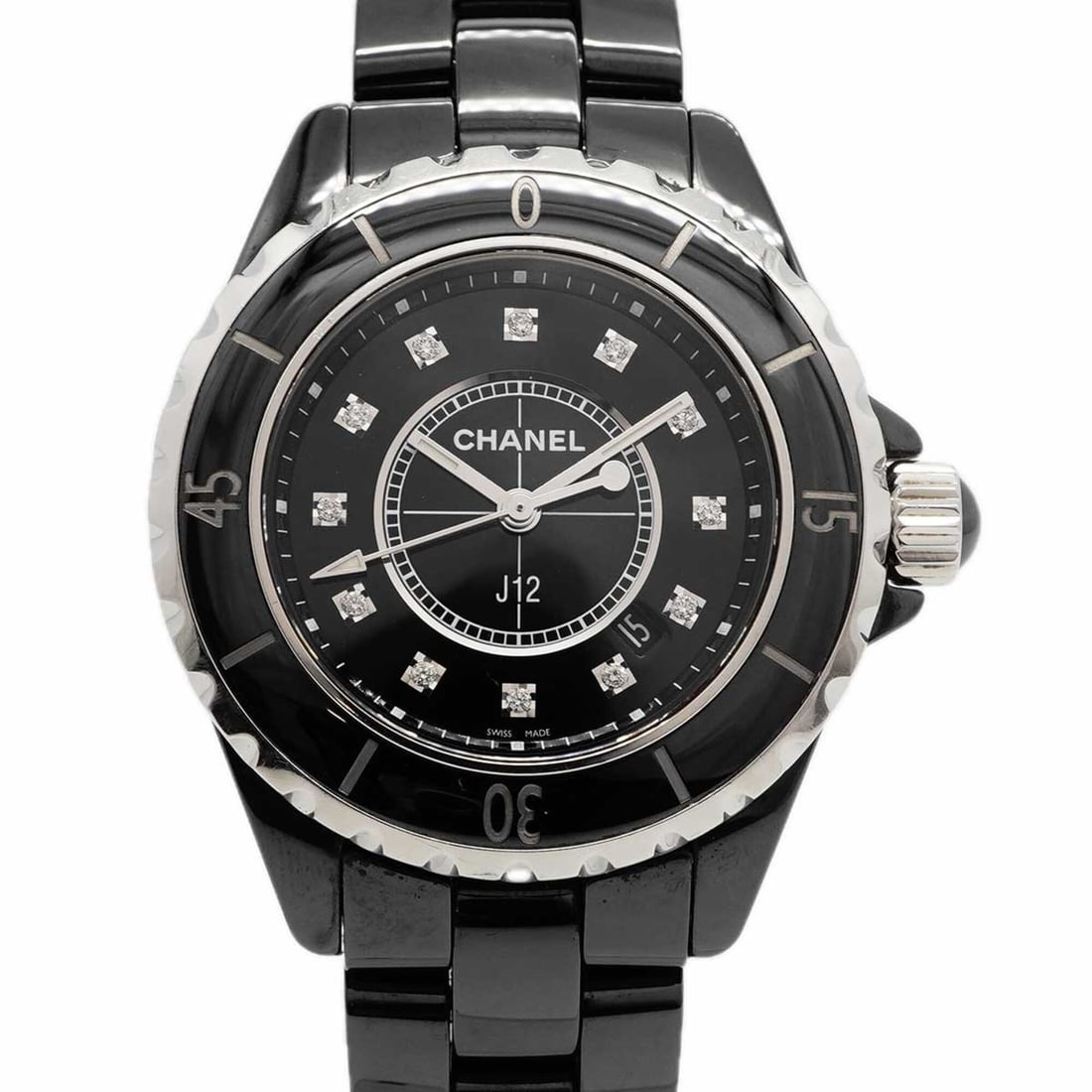 Chanel J12 H1625 Black Dial Women's Watch (1 of 9)