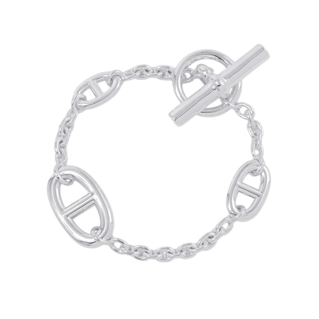 Hermes Chaine d'Ancre Farandole Bracelet, SV925 Silver, Size ST, HERMES (1 of 13)