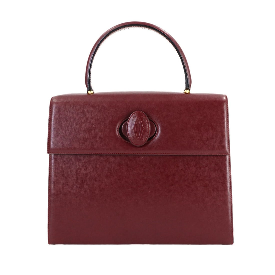 Cartier Must Line Handbag, Leather, Bordeaux, Gold Hardware (1 of 20)