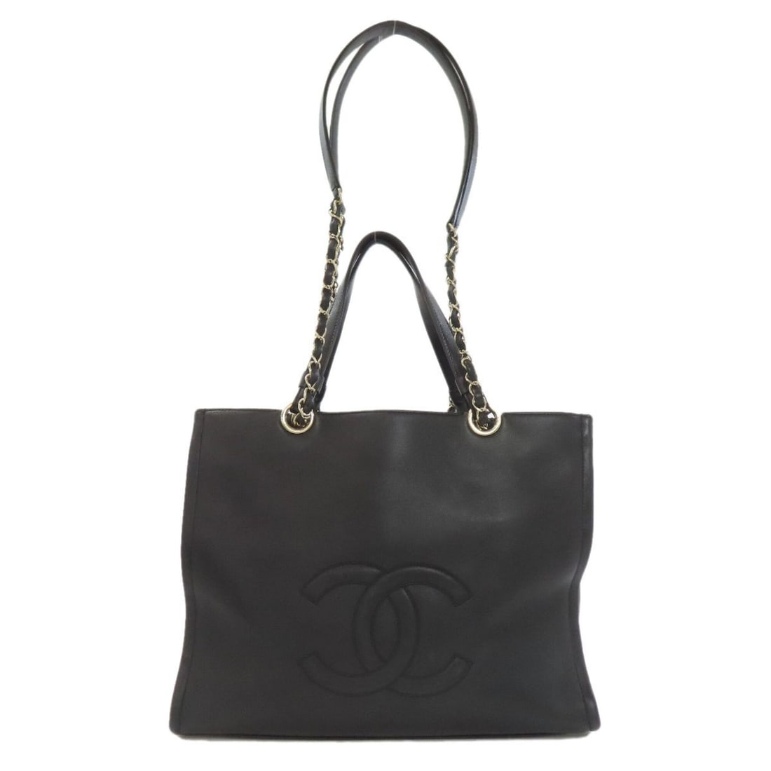 Chanel Coco Mark Gold Hardware 2-Way Handbag Calfskin Women's CHANEL (1 of 20)