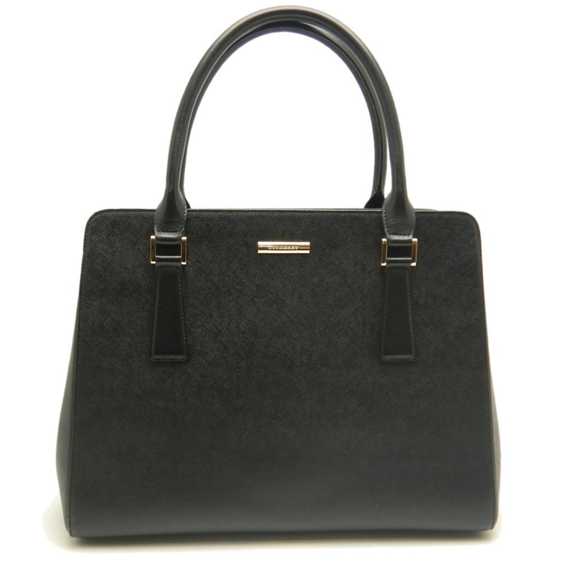 BURBERRY handbag, Saffiano leather, black, women's, 253711: --- Catalog ---Category: SizeSize (HxWxD): 24cm x 32cm x 12cm / 9.44'' x 12.59'' x 4.72''Category: DesignType: HandbagColor: BlackGender: WomenClosure: OpenMaterial: Leather Hardware Color: