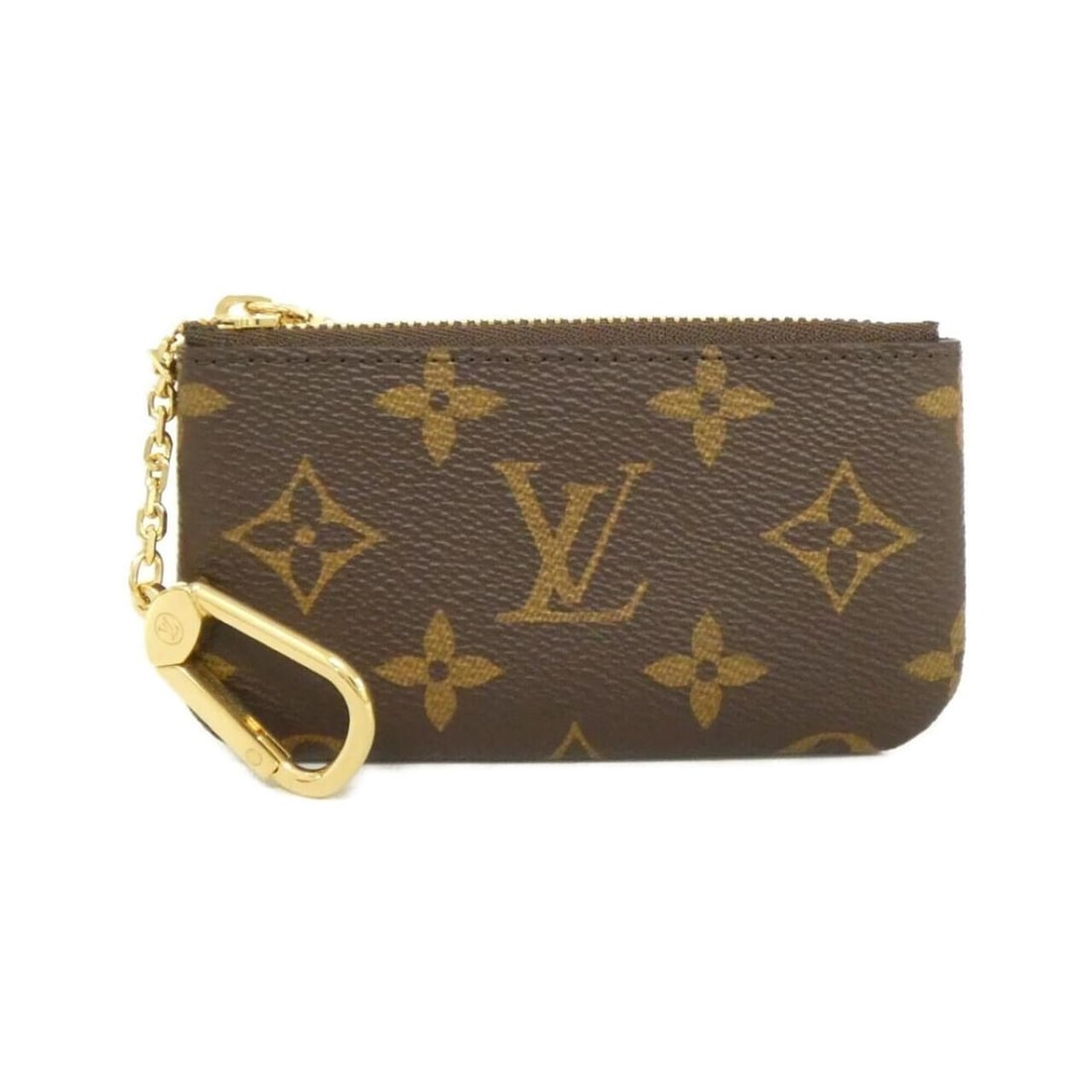 Louis Vuitton Monogram Pochette Clé M62650 Coin & Key Case: --- Catalog ---Category: SizeSize (HxWxD): 7cm x 12cm x 1cm / 2.75'' x 4.72'' x 0.39''Category: DesignType: Coin purse/coin caseColor: MarronGender: Women,MenMaterial: Coated canvas Category: