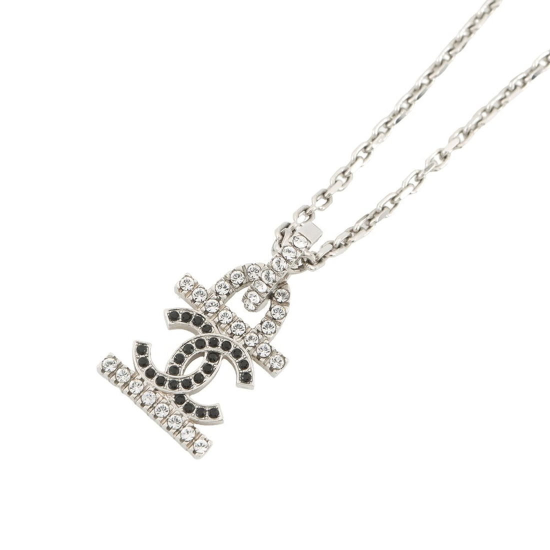 Chanel Necklace with Coco Mark Rhinestones and Faux Pearls B22A AB8961 CHANEL NECKLACE: --- Catalog ---Category: SizePendant Size: 27mm x 15mm / 1.06'' x 0.59''Neck Circumference: 37.5 cm - 44.5 cm / 14.76'' - 17.51''Category: DesignStone: RhinestoneGender: WomenMaterial: MetalNecklace T