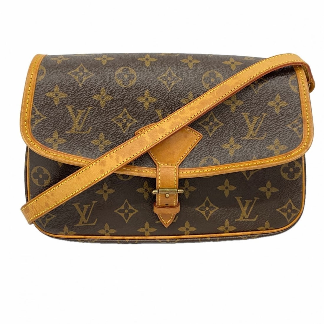 Louis Vuitton Monogram Sologne Shoulder Bag M42250 Brown Women's (1 of 13)
