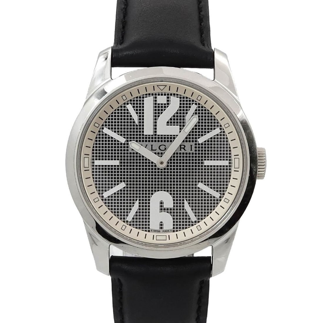 Bulgari BVLGARI Solotempo ST37S Men's Watch Black Quartz (1 of 13)