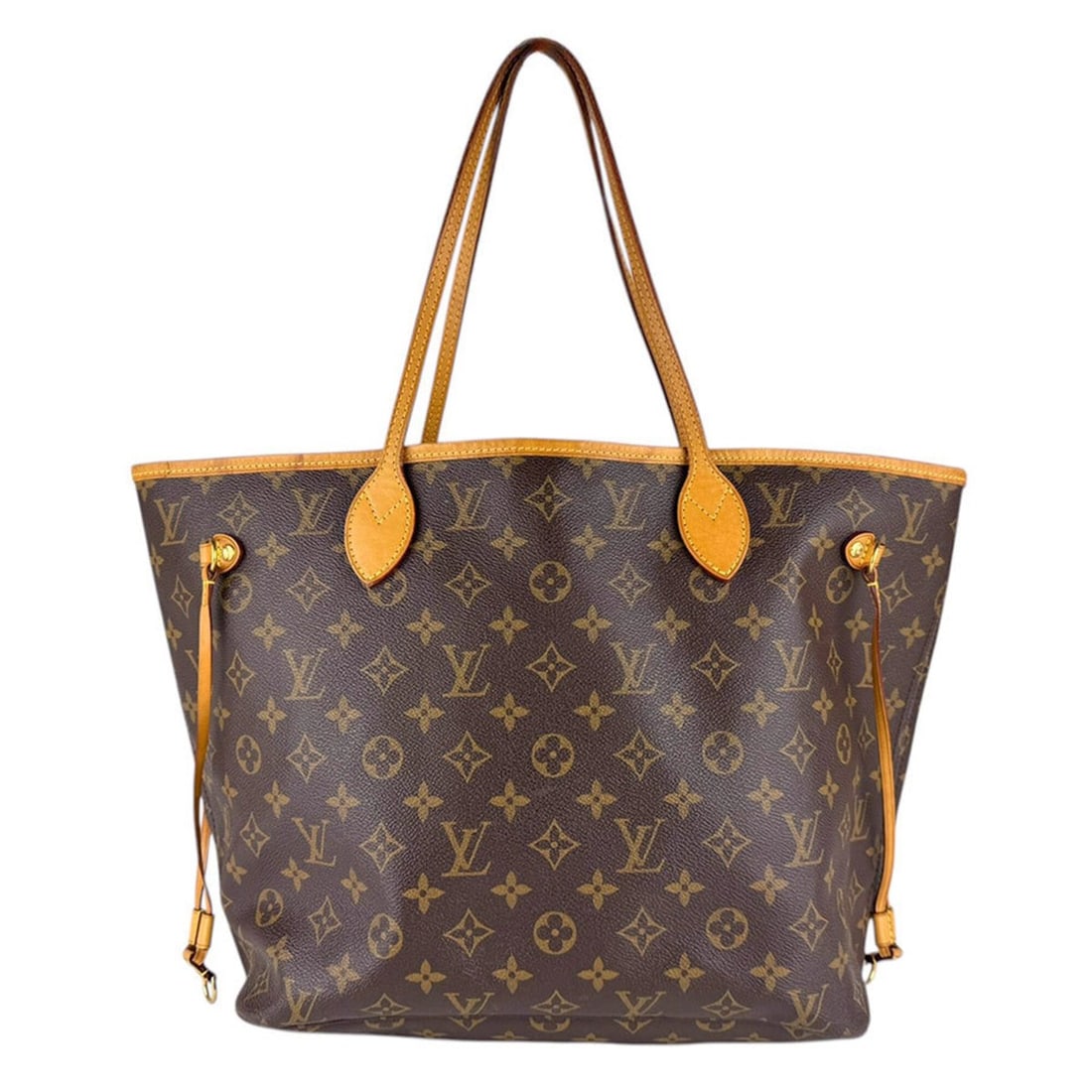 Louis Vuitton LOUIS VUITTON Monogram Neverfull MM Handbag, Canvas, Brown, Women's, M41178 z9222 (1 of 13)