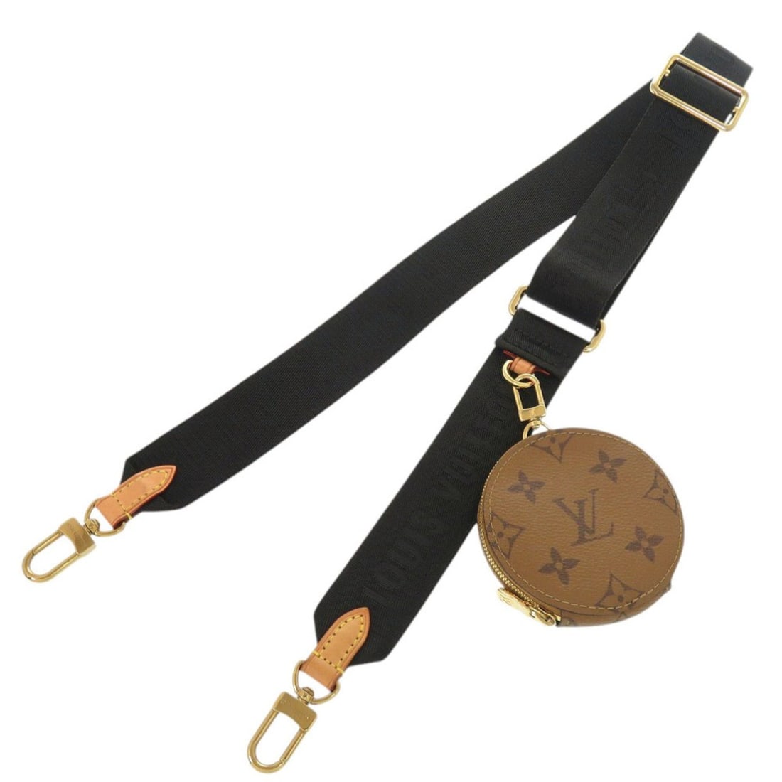 Excellent condition Louis Vuitton Monogram Reverse J02522 canvas black wallet/coin case with (1 of 14)