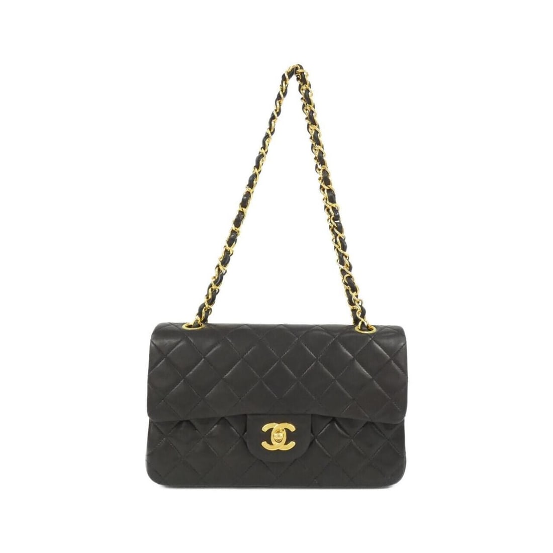 Chanel 1113 Shoulder Bag: --- Catalog ---Category: SizeSize (HxWxD): 14cm x 23cm x 6cm / 5.51'' x 9.05'' x 2.36''Category: DesignType: Shoulder bagColor: BlackGender: WomenMaterial: Leather Leather/Fur Type: LambskinCategory: