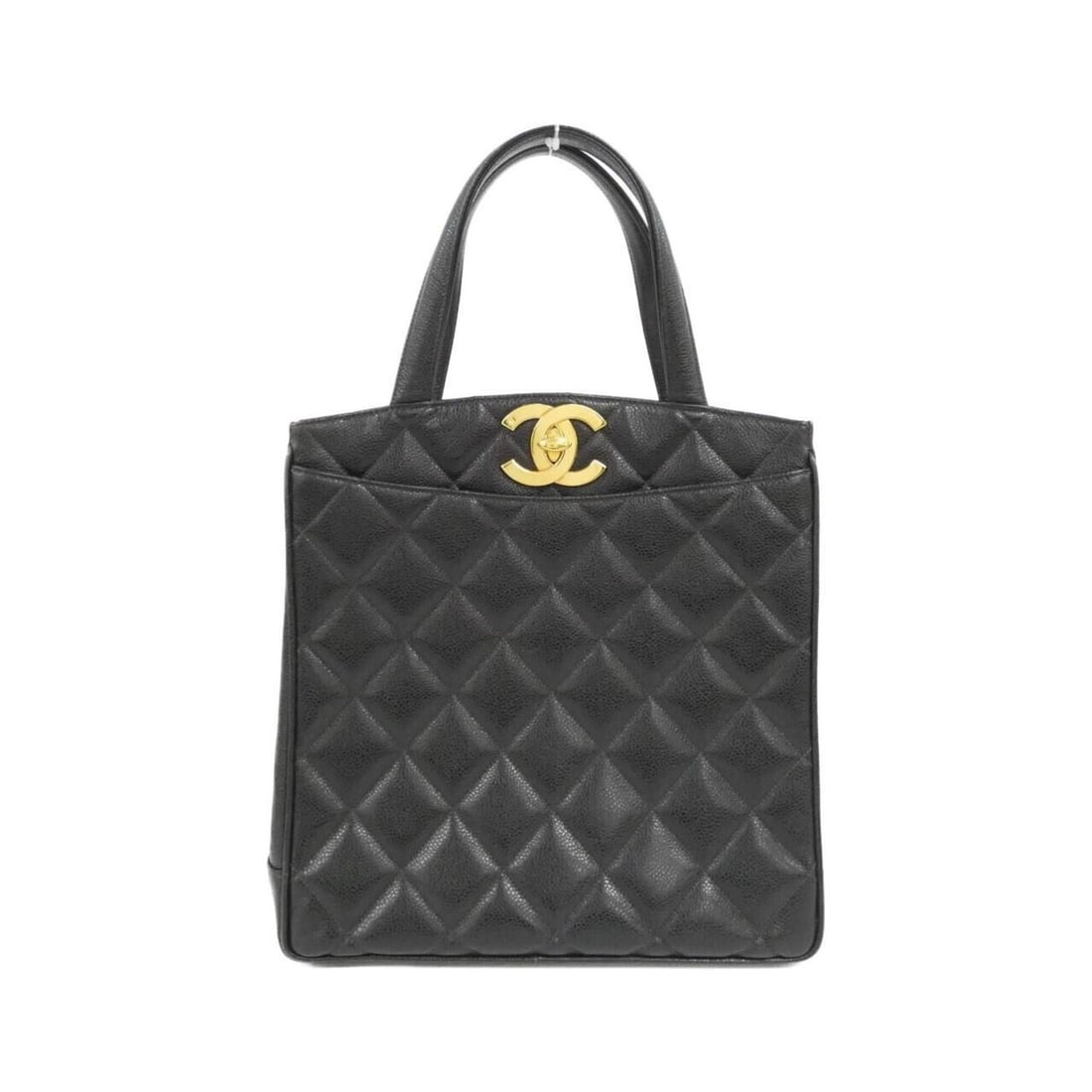 Chanel handbag: --- Catalog ---Category: SizeSize (HxWxD): 30cm x 27.5cm x 8.5cm / 11.81'' x 10.82'' x 3.34''Category: DesignType: HandbagColor: BlackGender: WomenMaterial: Grained Calfskin Category: GeneralBrand:
