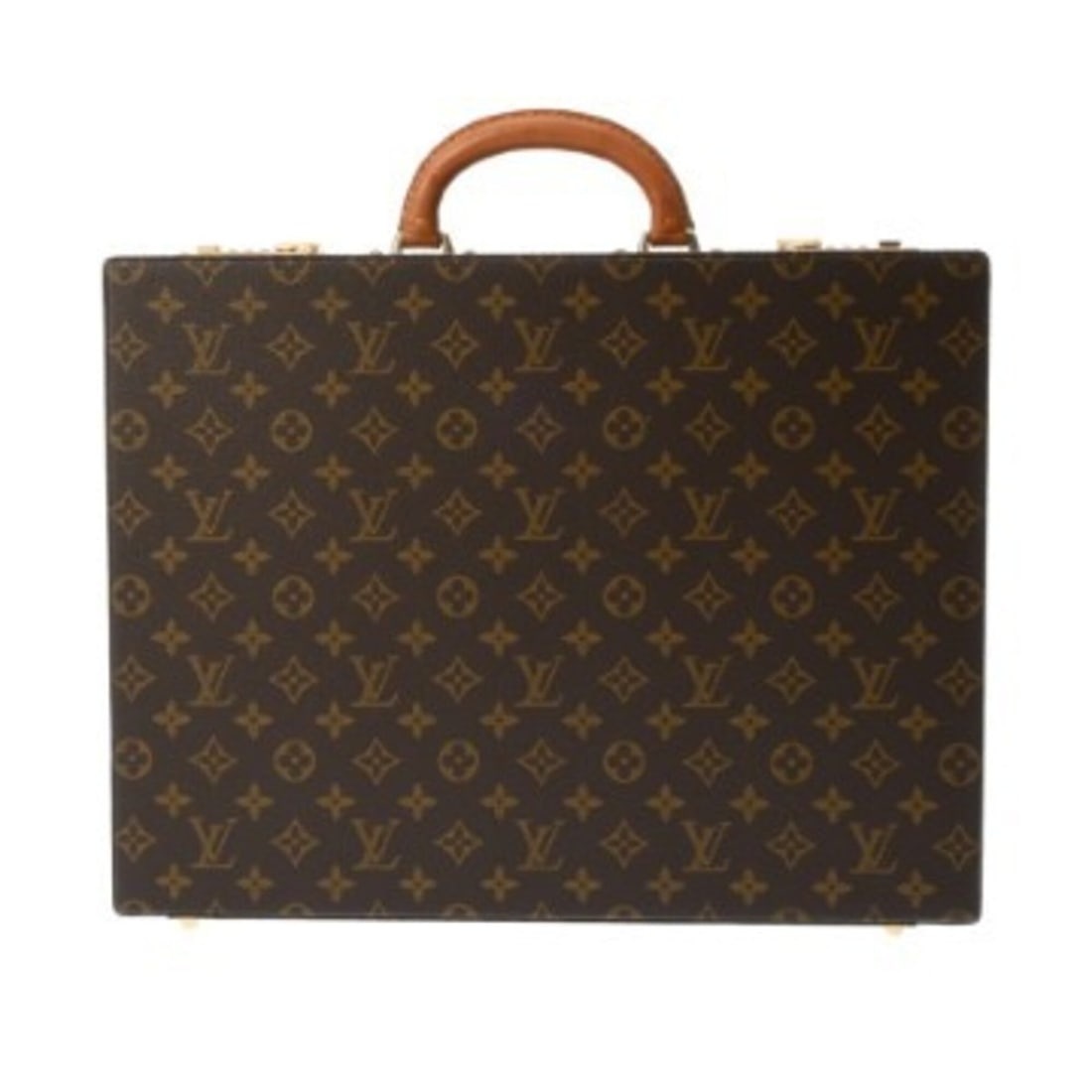 LOUIS VUITTON Louis Vuitton Monogram Crusher GM Attache Case Brown M53122 Men's Canvas Trunk B Rank (1 of 11)