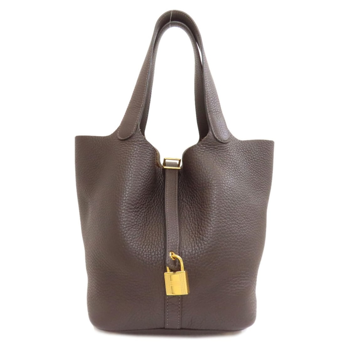 Hermes Picotin Lock MM Gold Hardware Handbag, Taurillon Leather, Women's HERMES (1 of 20)