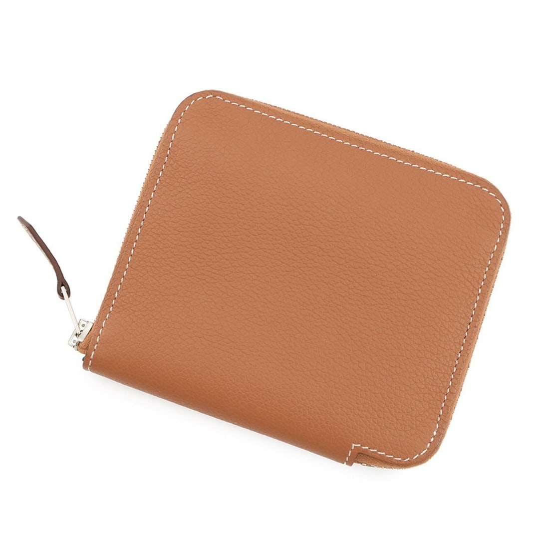 Hermes Azap Compact Silk In Gold Evercolor Wallet/Coin Purse (W Stamp) - Wallet, Coin Purse, HERMES (1 of 15)