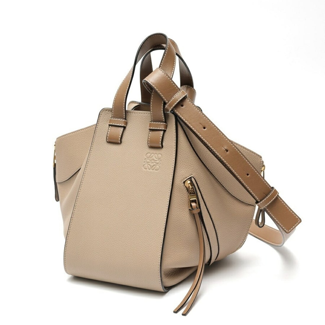 Loewe Hammock Bag Small Shoulder A538S35X51 38712KBN60 Sand (Greige) (1 of 14)