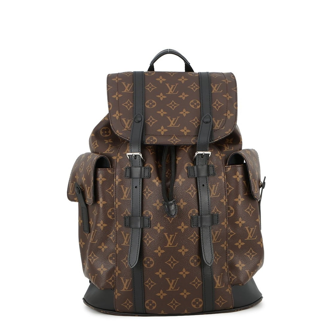 Louis Vuitton Monogram Macassar Christopher MM Backpack M43735 LOUIS VUITTON Black Handbag Men's (1 of 16)