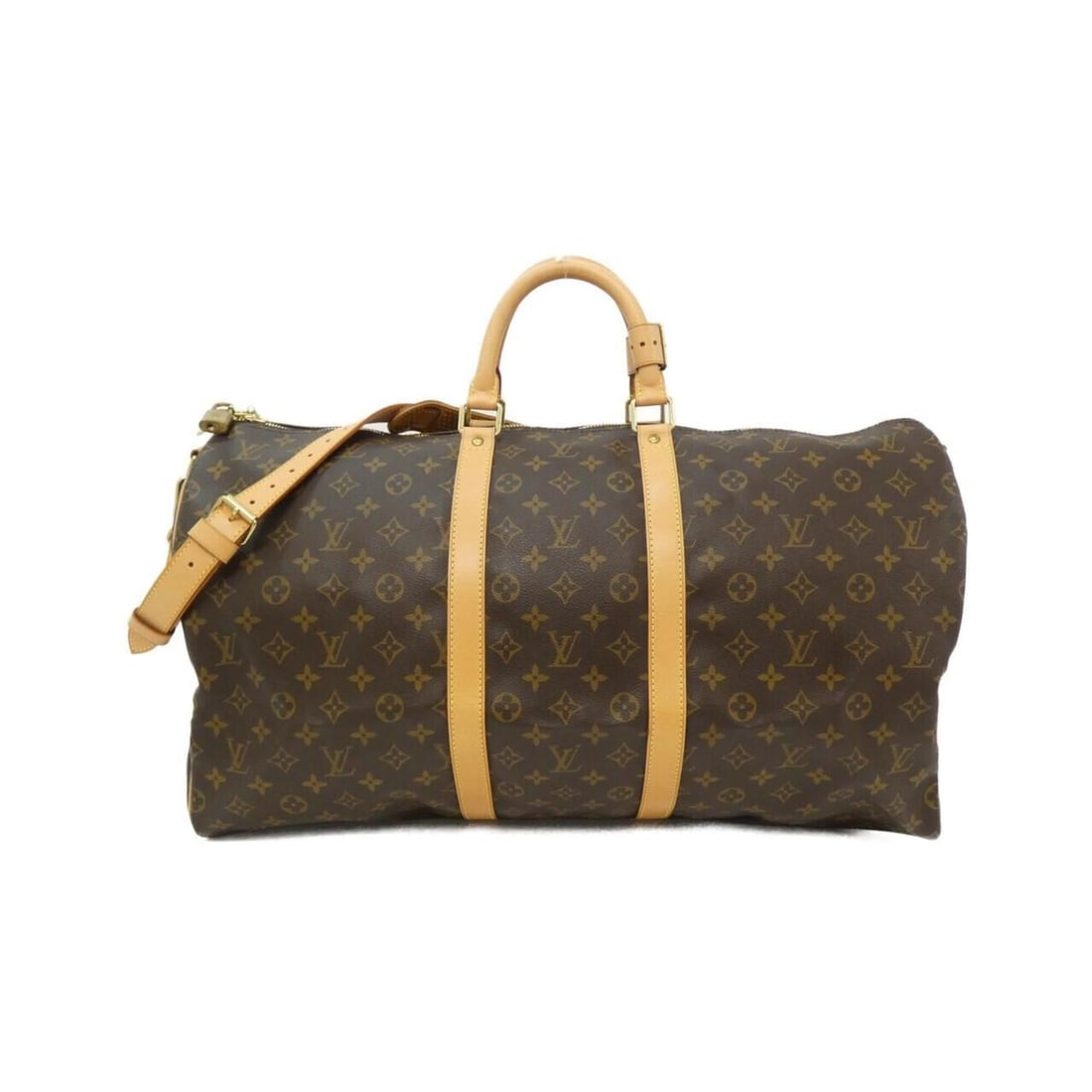 Louis Vuitton Monogram Keepall Bandoulière 55cm M41414 Boston Bag: --- Catalog ---Category: SizeSize (HxWxD): 31cm x 55cm x 24cm / 12.2'' x 21.65'' x 9.44''Category: DesignType: Boston bagColor: MarronGender: WomenMaterial: Coated canvas Hardware Color: