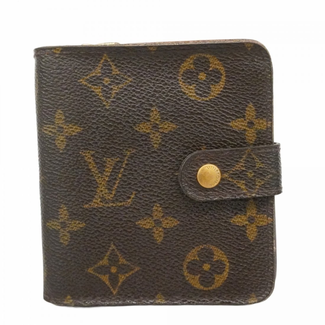 Louis Vuitton Monogram Compact Zip Wallet M61667 Brown (Men's/Women's): --- Catalog ---Category: SizeSize (HxWxD): 11cm x 10.5cm x 3cm / 4.33'' x 4.13'' x 1.18''Category: DesignType: Wallet (bi-fold)Color: BrownGender: Men,WomenCategory: GeneralMPN: M61667Brand: Louis Vui