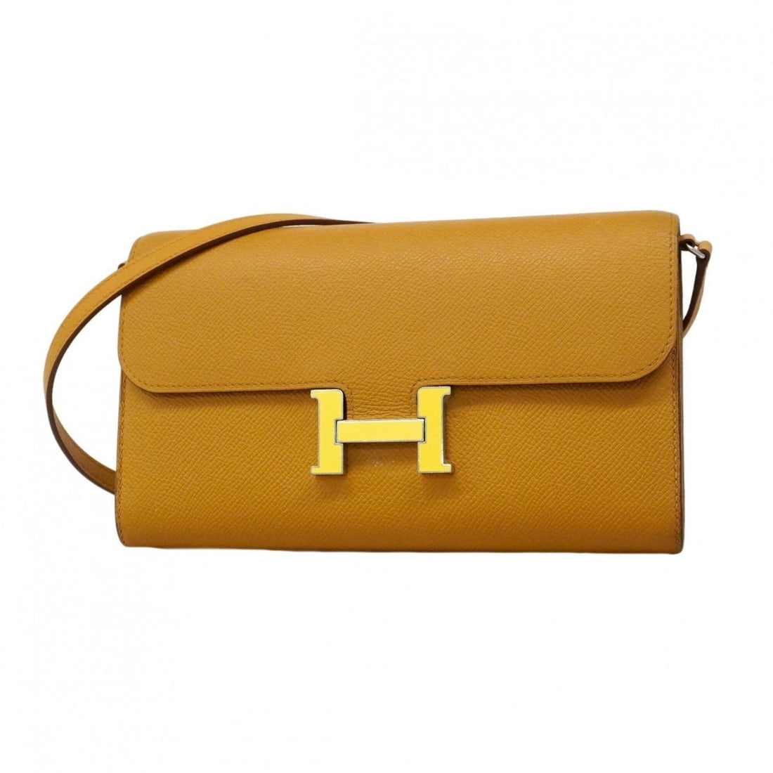 Hermes Constance Tougo Wallet/Shoulder Wallet, Veau Epsom, Sesame, Y Stamp, Women's (1 of 12)