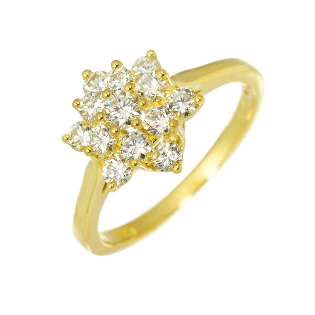 Tiffany & Co. 1 Diamond Ring, 18K Yellow Gold (750): --- Catalog ---Category: SizeJP Size: 11.5US Size: 6Category: DesignType: Band ringGender: WomenMaterial: Yellow gold (18K)Category: GeneralBrand: Tiffany--- Item List ---Section: ConditionRanking: Ra
