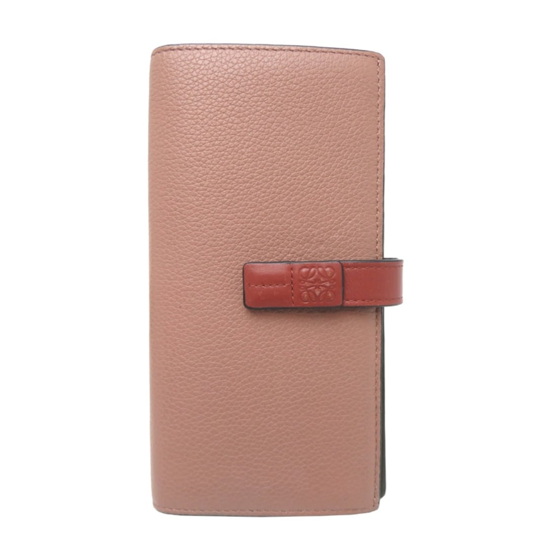 Loewe Vertical Wallet, Women's Long Leather, Pink: --- Catalog ---Category: SizeSize (HxWxD): 17.5cm x 9cm x 2.5cm / 6.88'' x 3.54'' x 0.98''Category: DesignType: Long wallet (bi-fold)Color: Beige, Khaki, PinkGender: WomenMaterial: Leather Category: G