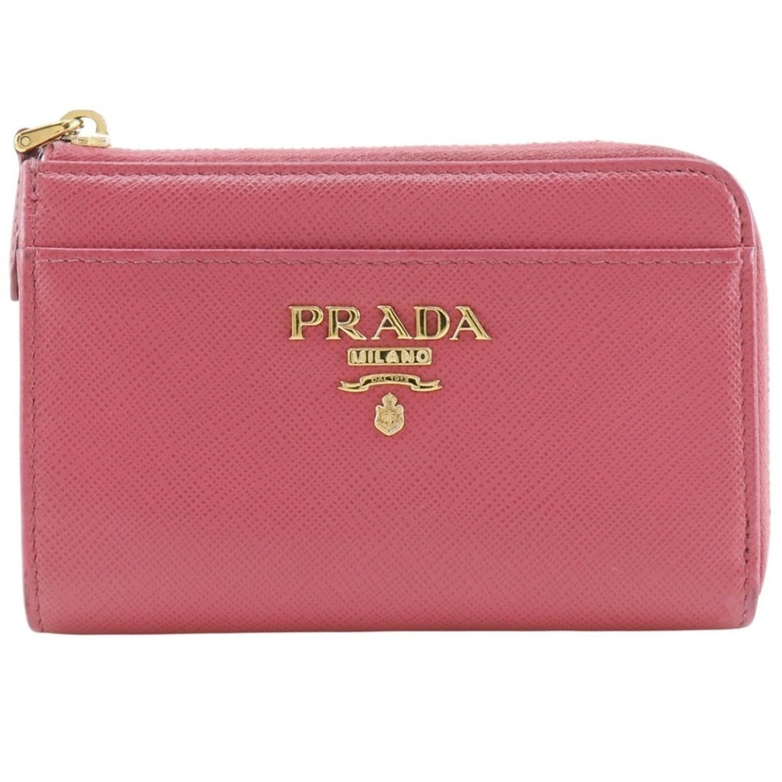 Prada PRADA Key Pouch Coin Case 1PP122 Saffiano Pink pouch for women: --- Catalog ---Category: SizeWeight: 110g / 3.88oz.Size (HxWxD): 8.5cm x 13cm x 2cm / 3.34'' x 5.11'' x 0.78''Category: DesignType: Coin purse/coin caseColor: PinkGender: WomenMaterial: Saffiano Categ
