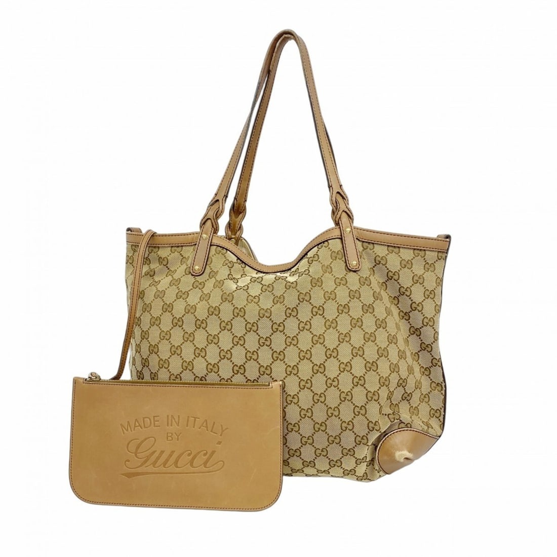 Gucci GG Canvas Tote Bag 247209, Brown Champagne, Women's: --- Catalog ---Category: SizeSize (HxWxD): 28cm x 34cm x 16cm / 11.02'' x 13.38'' x 6.29''Category: DesignType: Tote bagColor: BrownGender: WomenMaterial: Canvas Hardware Color: Champagne goldCategory