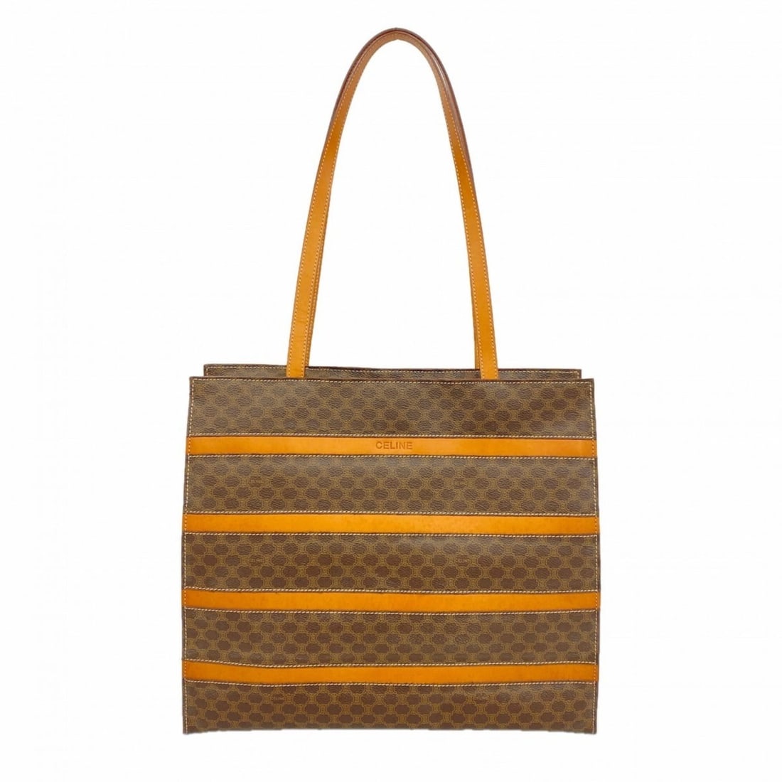 Celine Macadam Tote Bag, Brown, Women's (1 of 11)