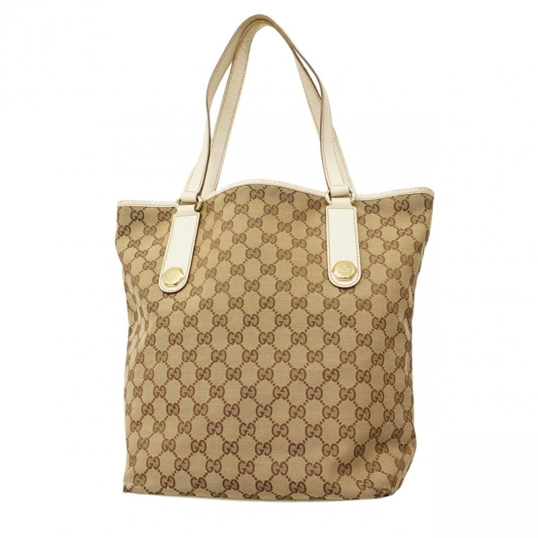Gucci GG Canvas Tote Bag 153009, Brown Canvas, Women's: --- Catalog ---Category: SizeSize (HxWxD): 31.5cm x 24.5cm x 12.5cm / 12.4'' x 9.64'' x 4.92''Category: DesignType: Tote bagColor: BrownGender: WomenMaterial: Canvas Hardware Color: GoldCategory: Gene